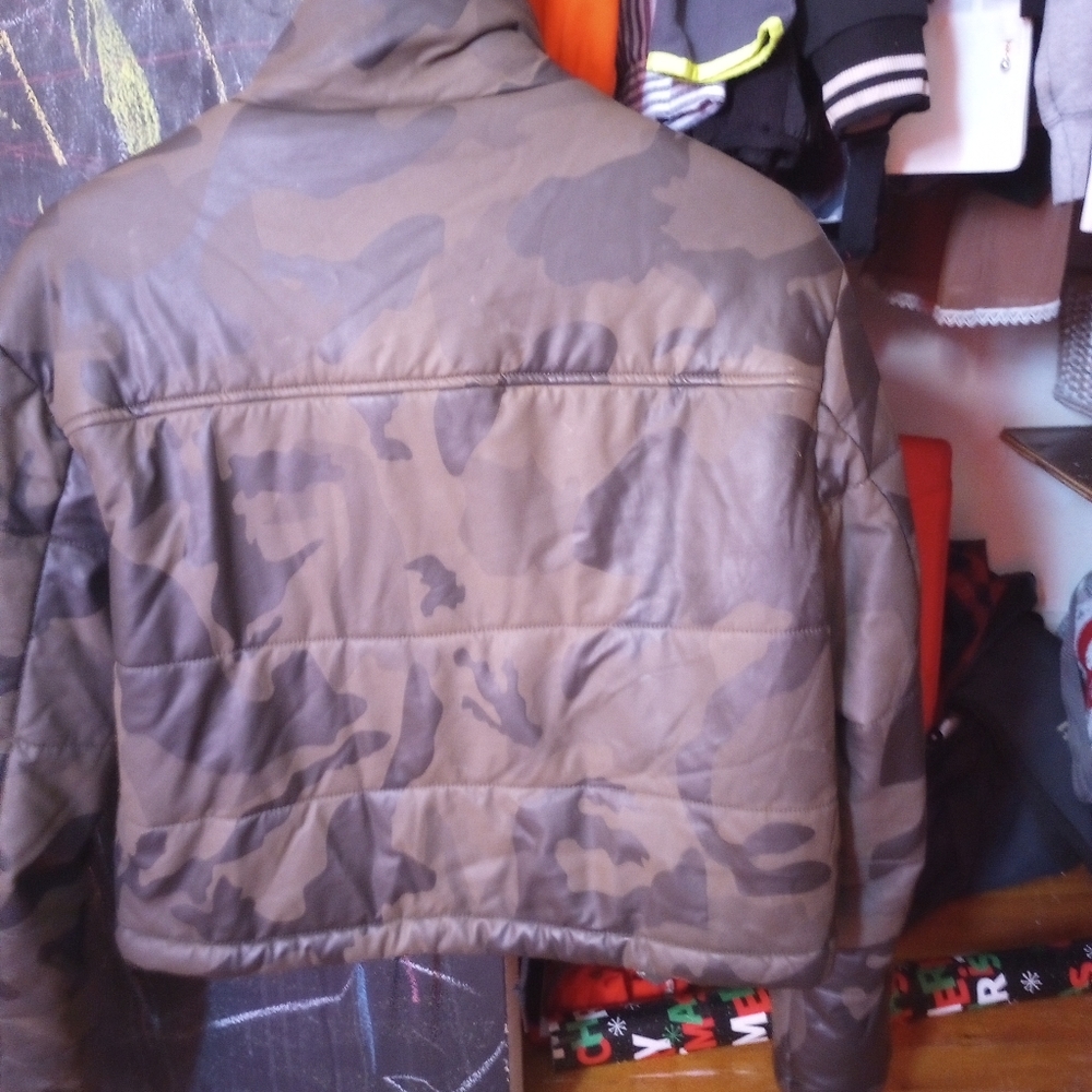 Puffy Camo winter coat